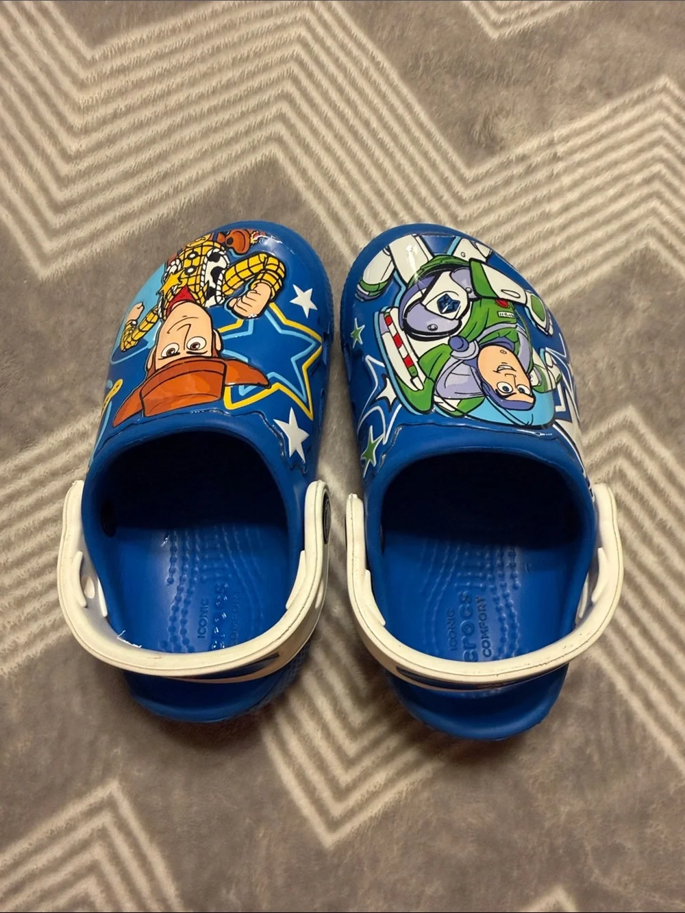 Crocs Toy Story 4 Waterproof Slip-On Shoes Blue